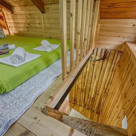 Wooden Kalanka In Pristine Nature - Happy