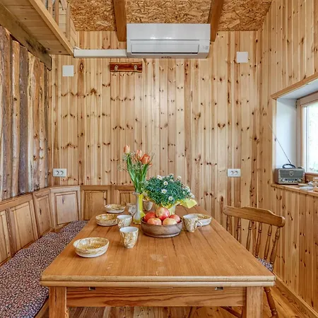 Wooden Kalanka In Pristine Nature - Happy